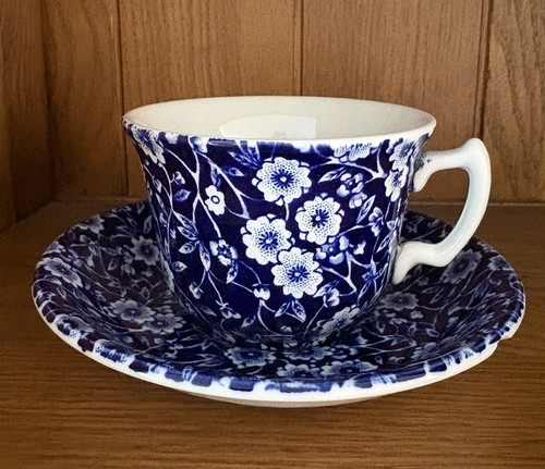 Vintage burleigh calico blue - burleigh,