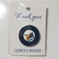 RNLI Exmouth 13-03 Launch A Memory Shannon Class Enamel Metal Pin Badge New 