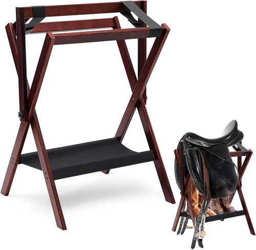 Pack pine wood saddle rack - pine,