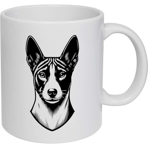 11oz basenji ceramic - 11oz, 'basenji'
