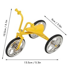 Yellow Toy Tricycle Model 3D