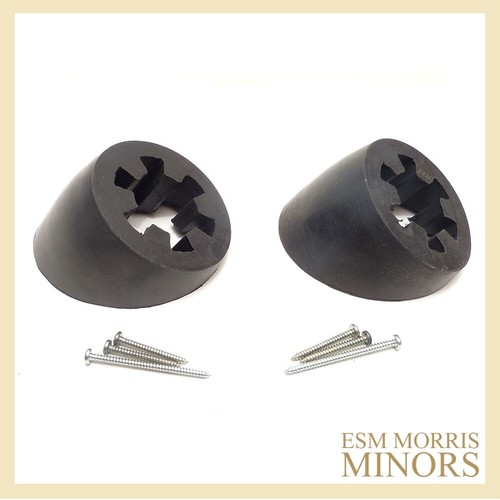 Pair rubber mounting plinths - mounting,