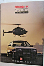1990 CITROEN BX TZD TURBO . 8 PAGE BROCHURE. #K3212