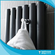 Hanger for Towel Rail Radiator Bath Robe Hook Holder Rad Chrome Effect Magnetic