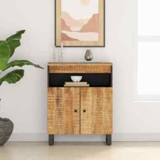 Sideboard with 2 Doors 60x33x75  Solid Wood  T7V4