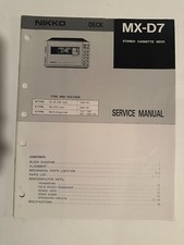 Nikko MX-D7 Stereo Cassette