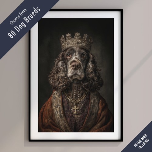 Royal dog portrait - portrait, print