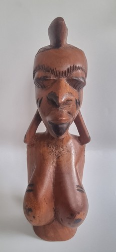 Vintage ivory coast - coast, carved