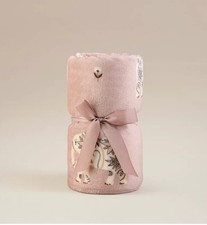 Pink Elephant Supersoft Throw - 150cm x 120cm