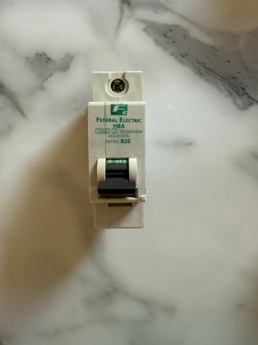 Federal amp type 10ka mcb - 20,