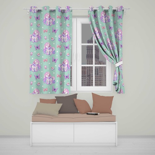 Blackout eyelet curtains cute - curtains,