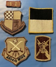 vintage (LOT OF 5) US MILITARY PATCHES Air Force USAF-11 Sep 01-(9/11) 4404th