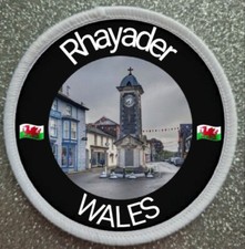 3 Inch Rhayader Wales Iron / Sew on Patch Badge 