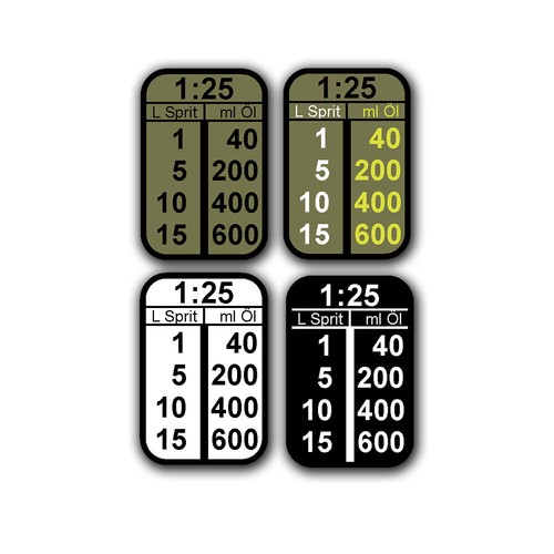 Mixing table 25 stickers - 1,