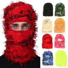 Distressed Knitted Balaclava