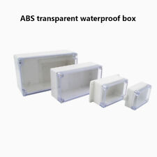 Waterproof  Sealed ABS Plastic Enclosure Clear Lid Electronics Case Project Box