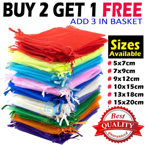 Organza bags wedding - &,