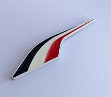 France Tricolore White Flag Rear Car Badge for Citroen C1 C3 C4 Aircross Picasso
