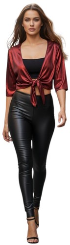 Shiny dark red - shiny, black