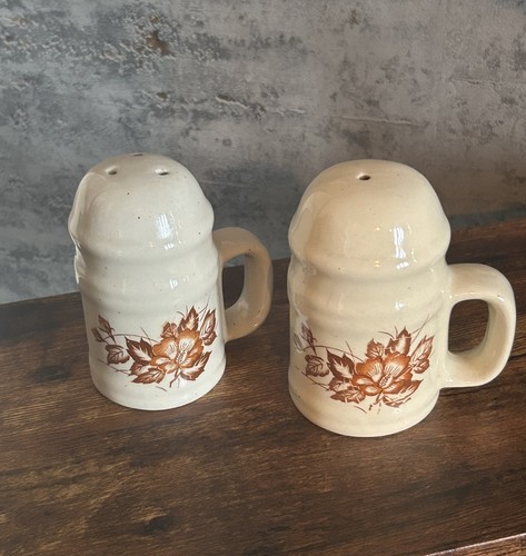 Vintage ceramic salt pepper - salt, &