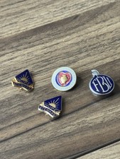 4 x Union Enamel Pin Badges