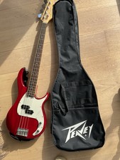 Peavey Milestone BXP Red/Ivory Electric Guitar Excellent Condition with Case
