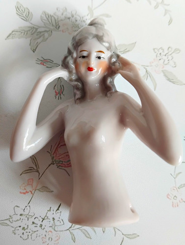 Antique german porcelain nude - german,