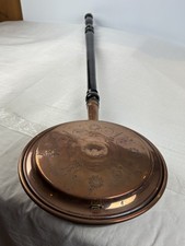 Antique Engraved Copper Bed