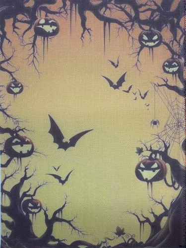 Spooky hollow designer printed - spooky,