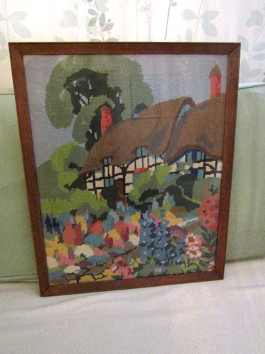 Large antique framed - a,