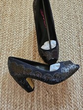Dolcis. Black Sparkle Shoes