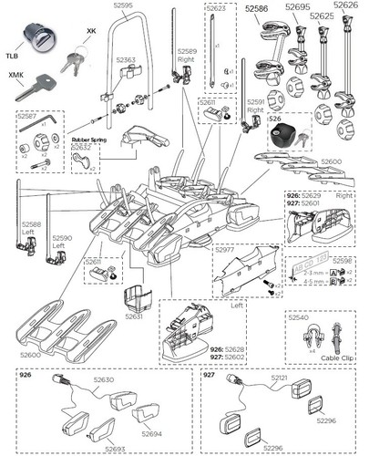 Thule velocompact 924 925 - velocompact,