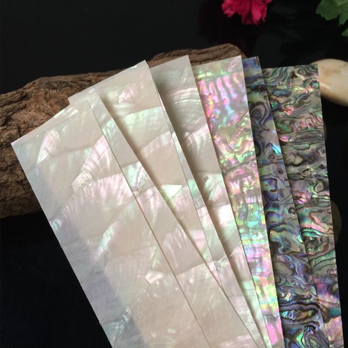 Natural abalone shell inlay - natural,