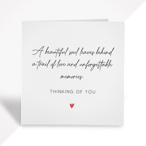 Sympathy card heartfelt - card,
