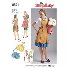 Simplicity 8571 VINTAGE APRONS