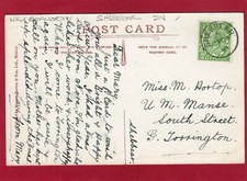 Shebbear 1914 Single Circle Postmark  Nr Beaworthy  on Bournemouth pc  AN41