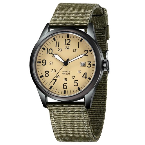 Mens military field watch - military,