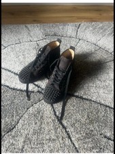 Mens Louboutin Black/brown Trainers Never Worn Size 6 ( One Spike Missing )