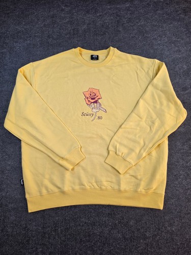 Stussy yellow crewneck - stussy,