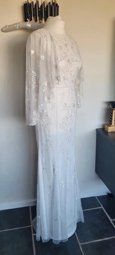 Monsoon zoey floral cape ivory - monsoon,