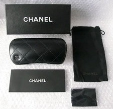 Black quilted chanel glasses - black,