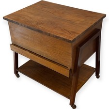 Vintage Walnut Sewing Box
