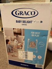 Graco Baby Delight Swing - Playtime - New in box 0-6 months, 5 point harness