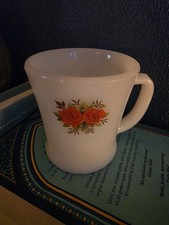 Vintage Phoenix Milk Glass Mug