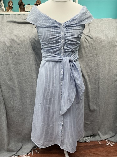 Zara blue white stripe - white, off