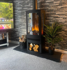 Black fireplace hearth free - fireplace, |