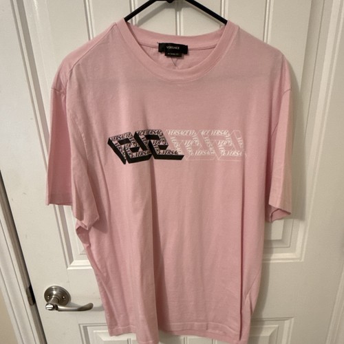 Pink versace men - men’s, tshirt