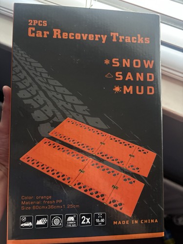 Car recovery tracks - car,