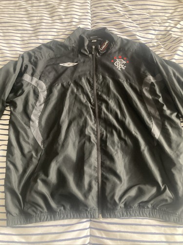 Rangers black jacket umbro - black,