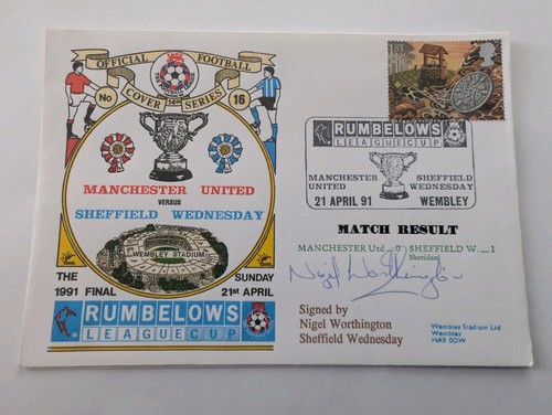 Nigel worthington signed fdc - worthington,